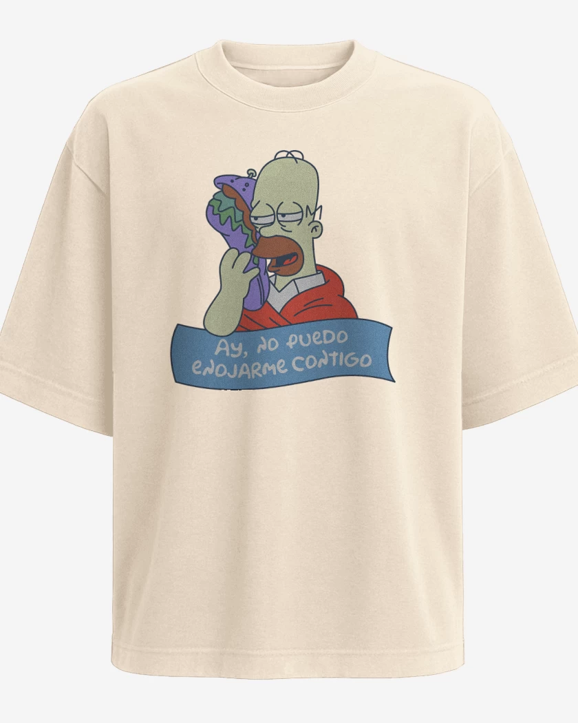Polera Oversize Beige de No Puedo Enojarme Contigo