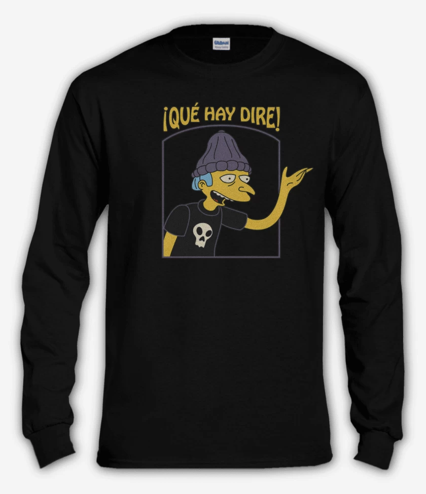 Polera manga larga Negro de Qué hay Dire!