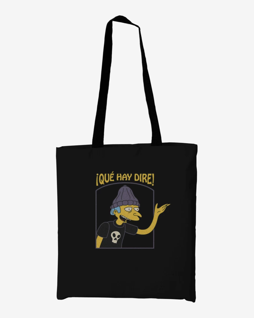 Totebag Negro de Qué hay Dire!
