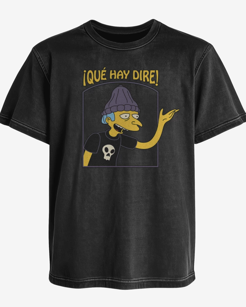Polera desgastada Qué hay Dire!