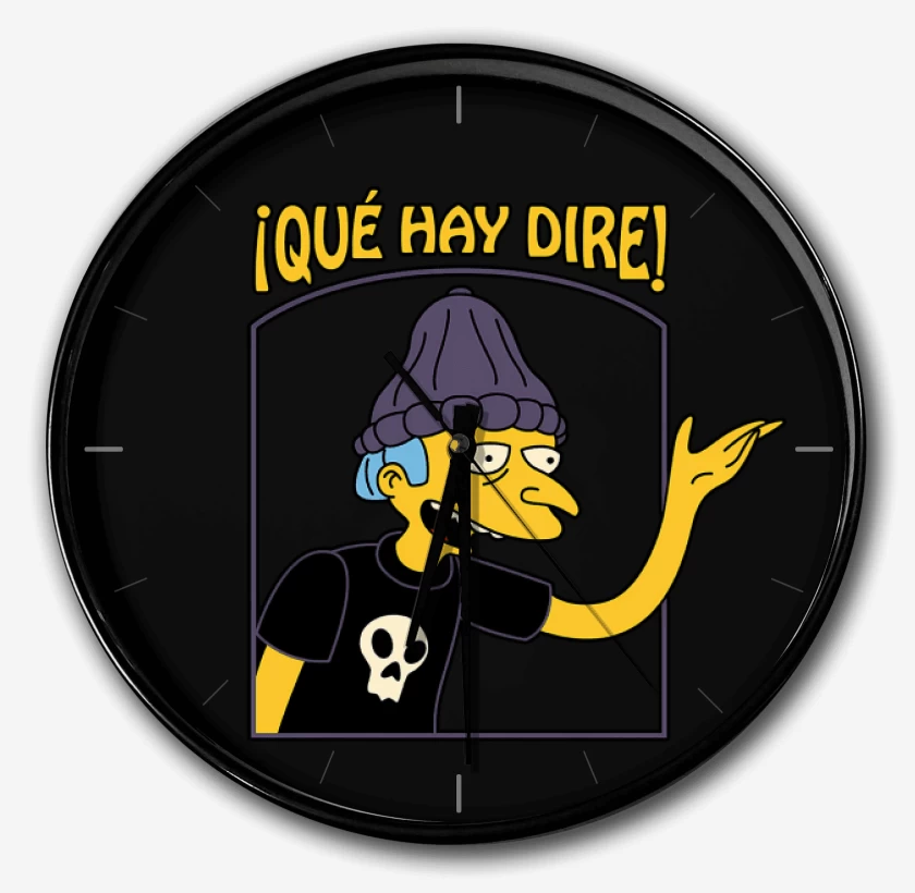 Reloj Negro de Qué hay Dire!