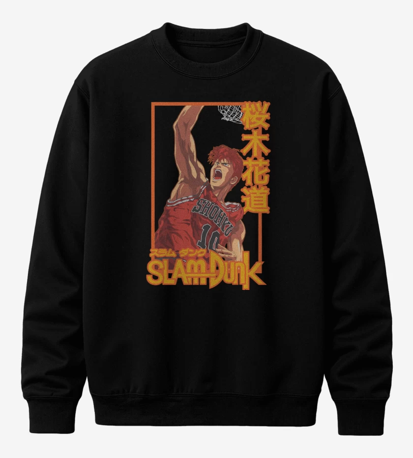 Poleron polo Negro de Sakuragi 