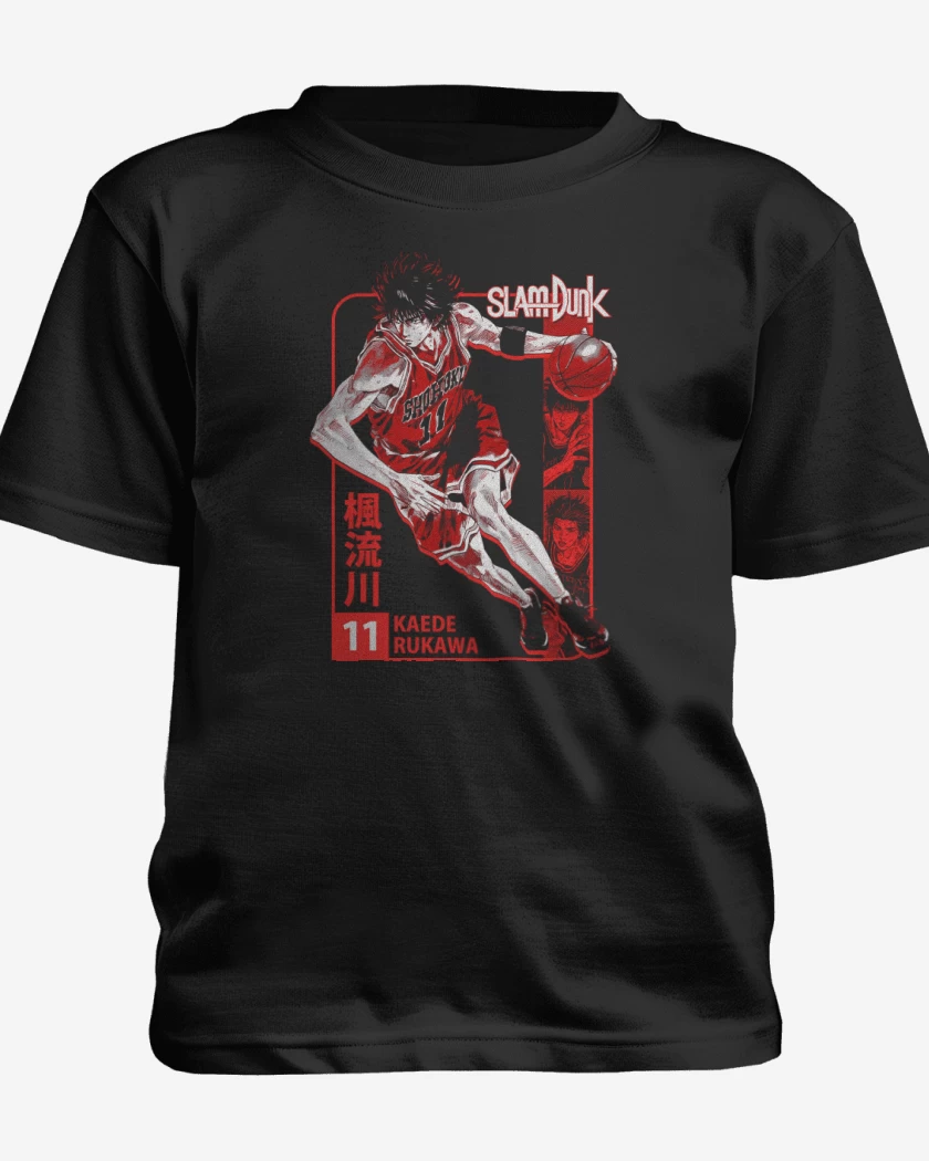 Polera de niño Negro de Rukawa 