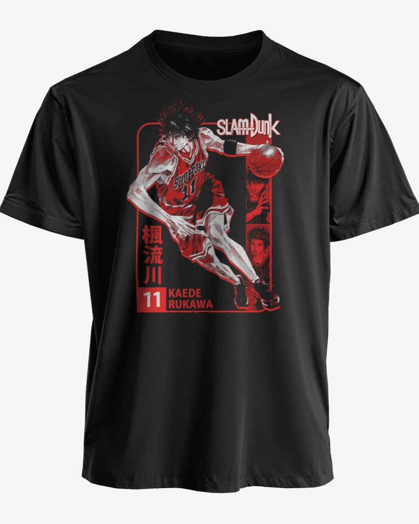 Polera premium Negro de Rukawa 