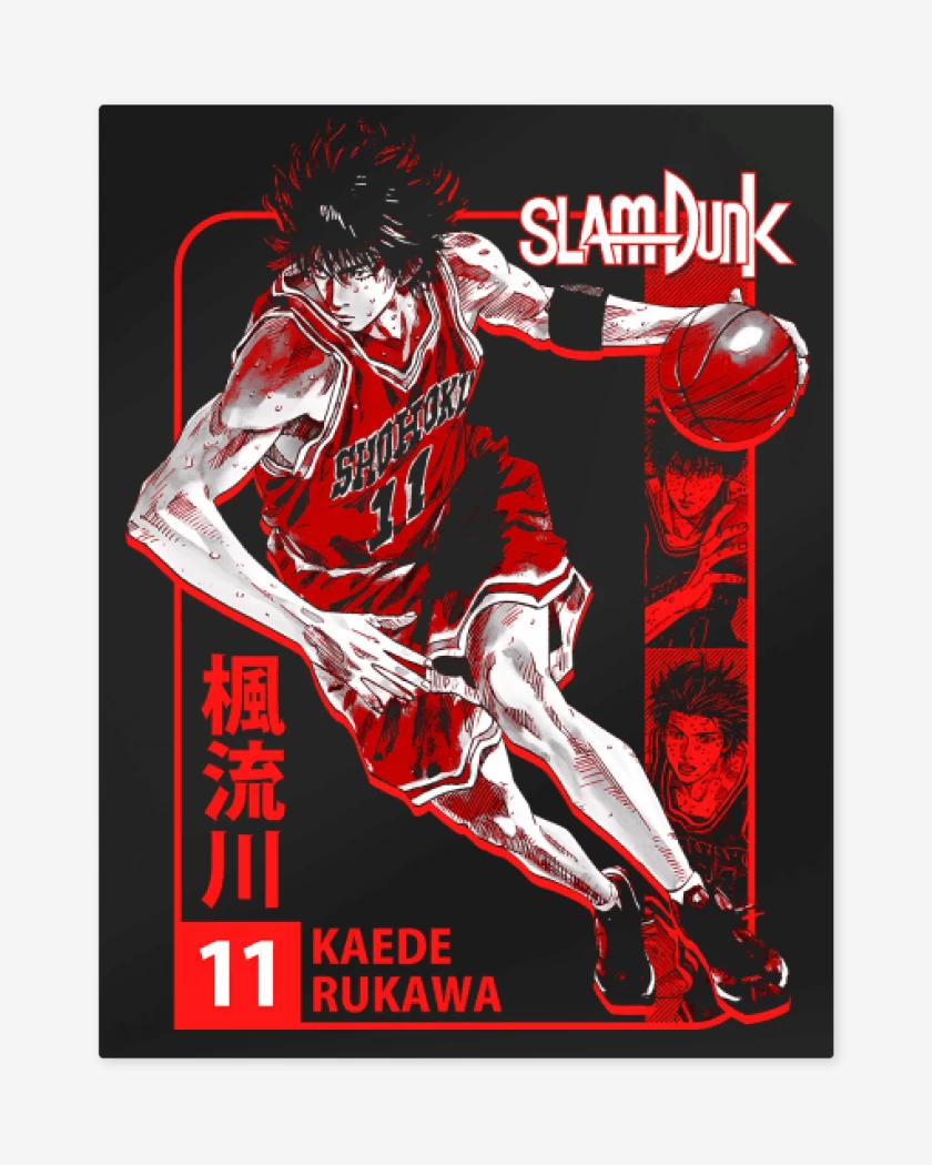 Print metalico Negro de Rukawa 