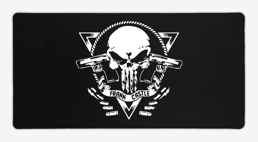 Mouse pad Gamer Negro de Frank Castle