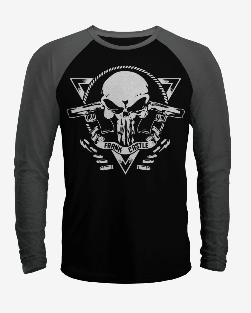 Polera Raglan Frank Castle