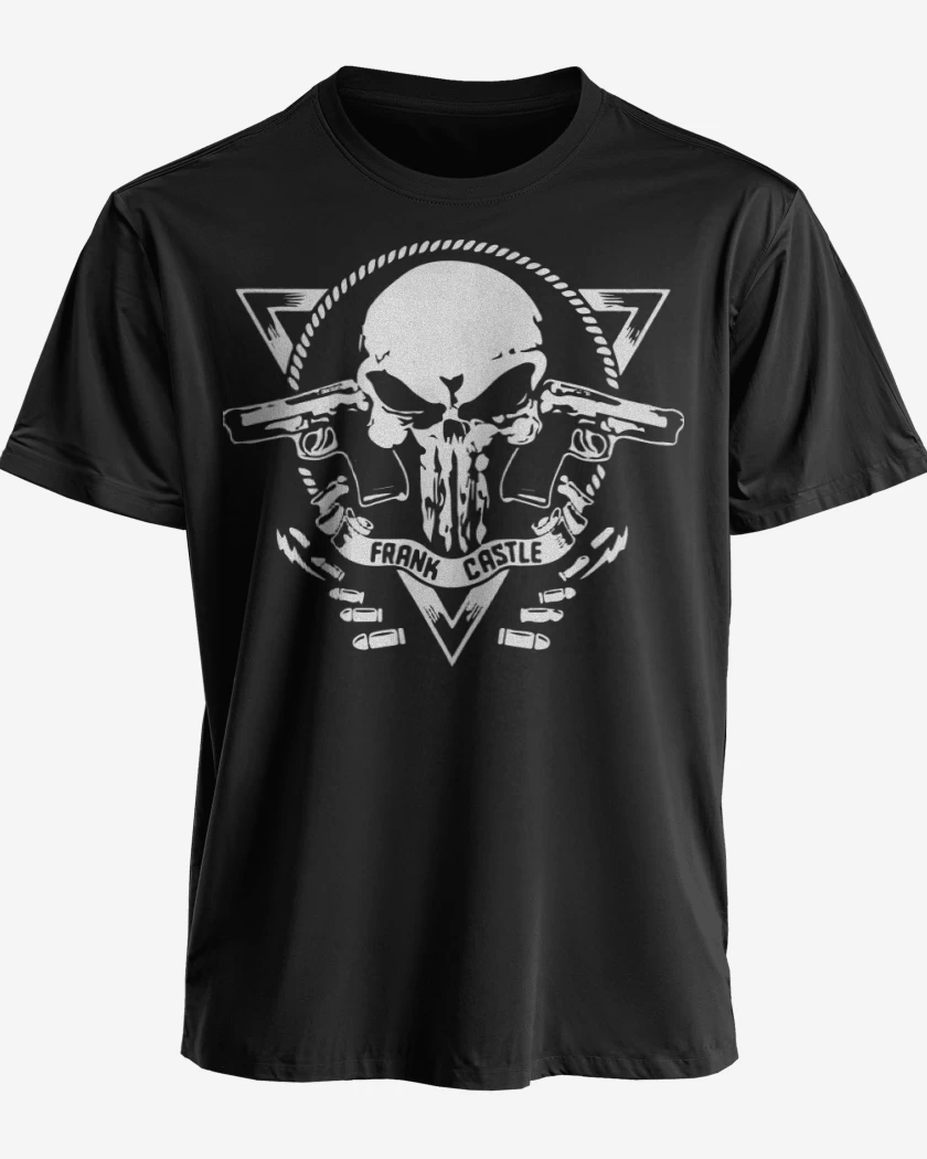 Polera premium Negro de Frank Castle