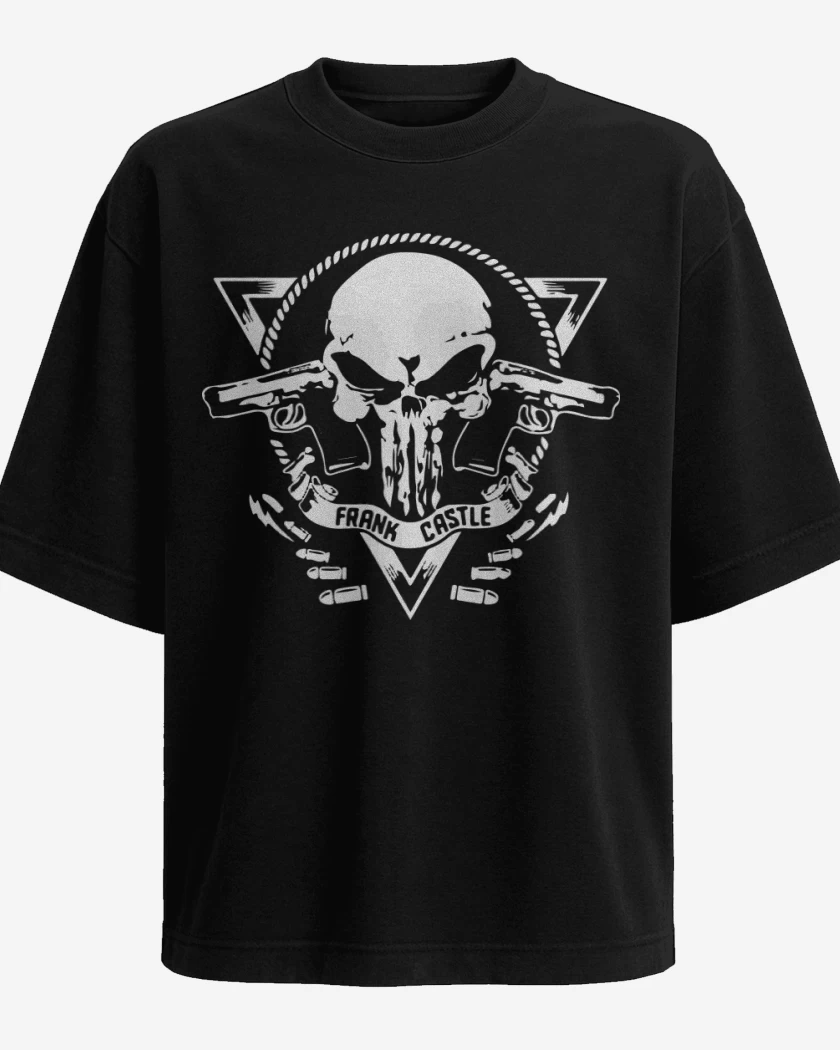 Polera Oversize Frank Castle