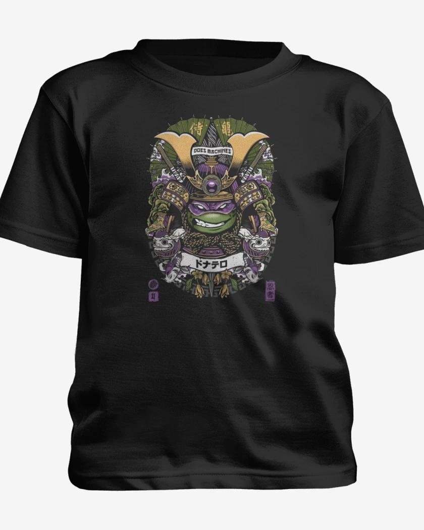 Polera de niño Negro de Donatello Samurai
