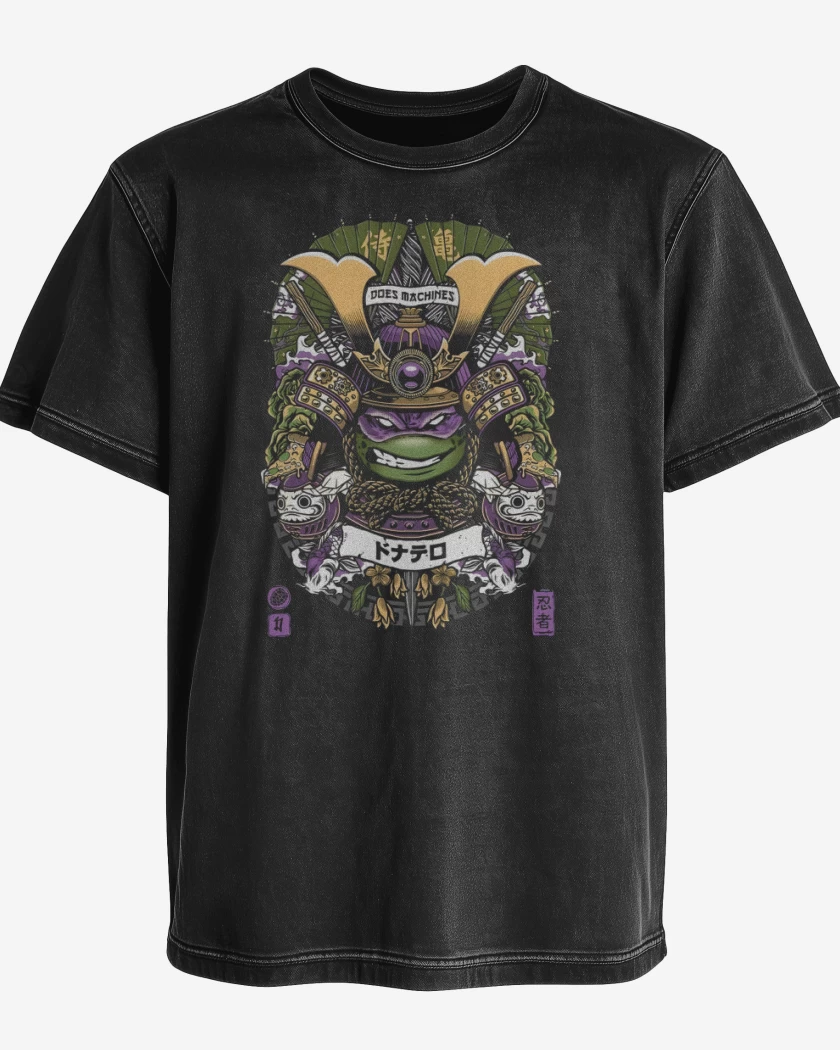Polera desgastada Donatello Samurai