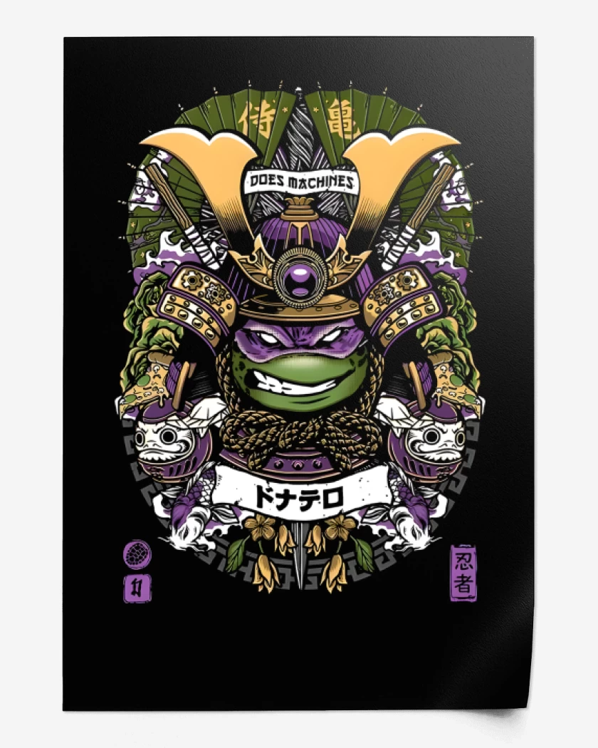 Print Donatello Samurai