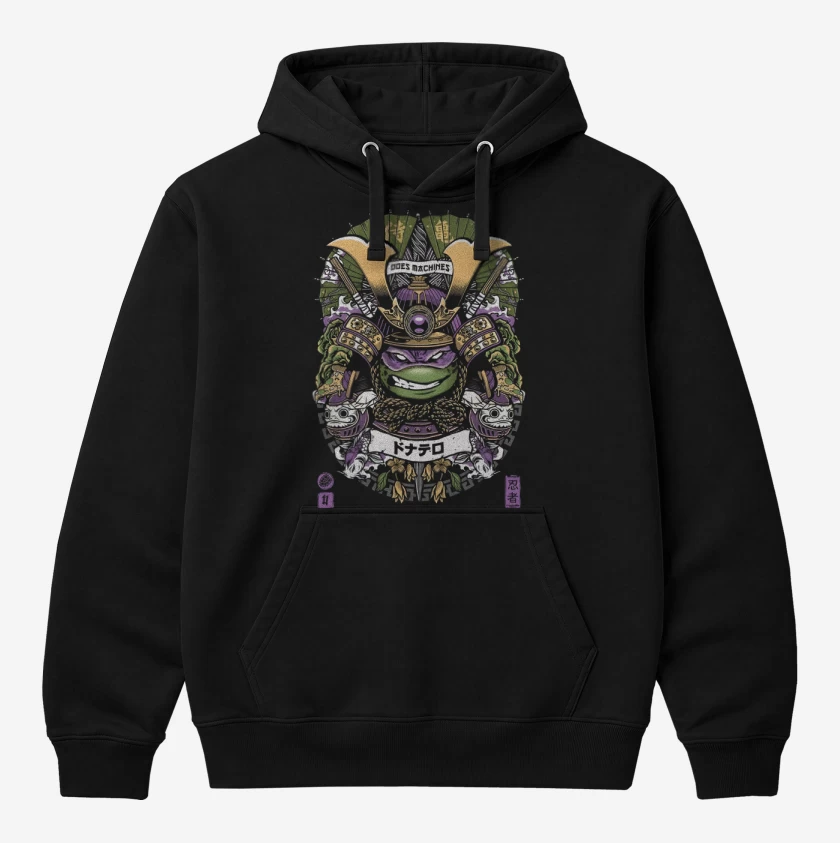 Polerón Canguro Negro de Donatello Samurai
