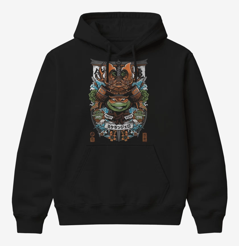 Poleron Canguro básico Michelangelo Samurai 