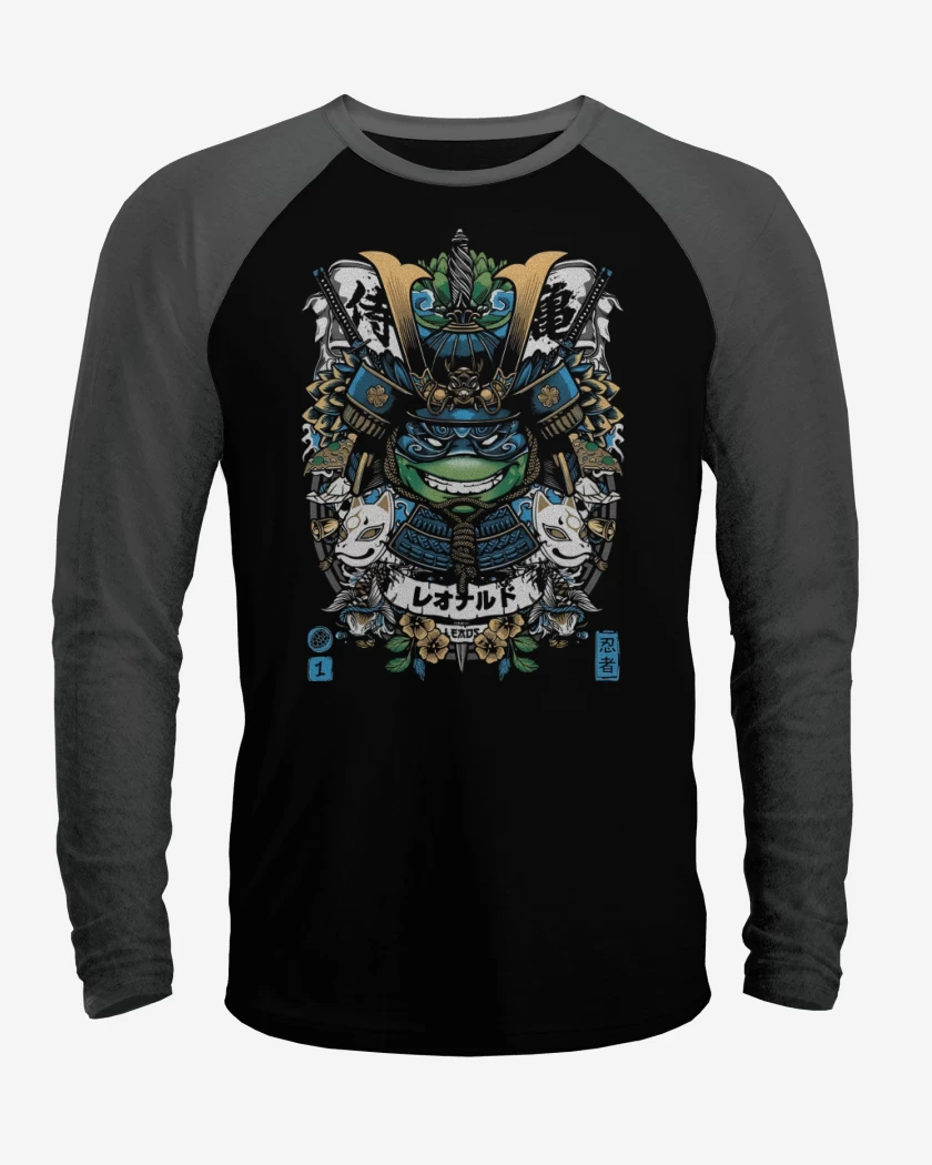 Polera Raglan Leonardo Samurai