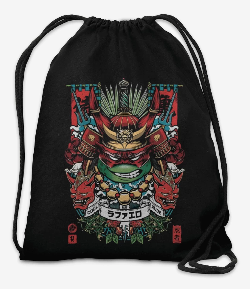 Mochila Negro de Raphael Samurai