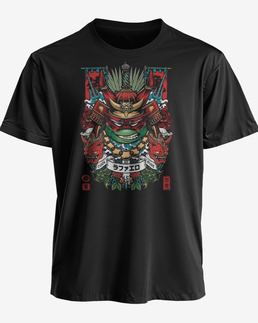 Polera premium Negro de Raphael Samurai