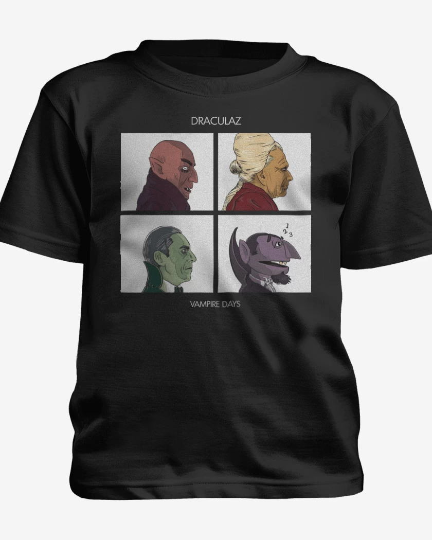 Polera de niño Negro de Vampire Days