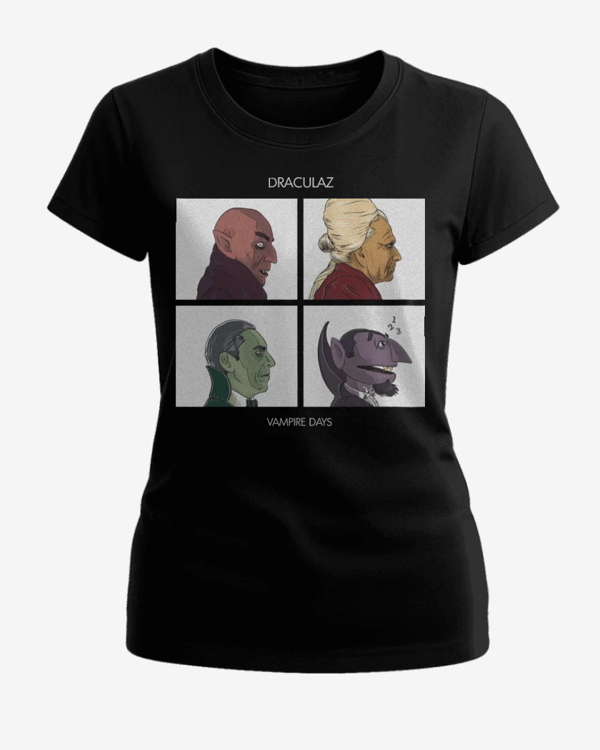 Polera de Mujer Negro de Vampire Days