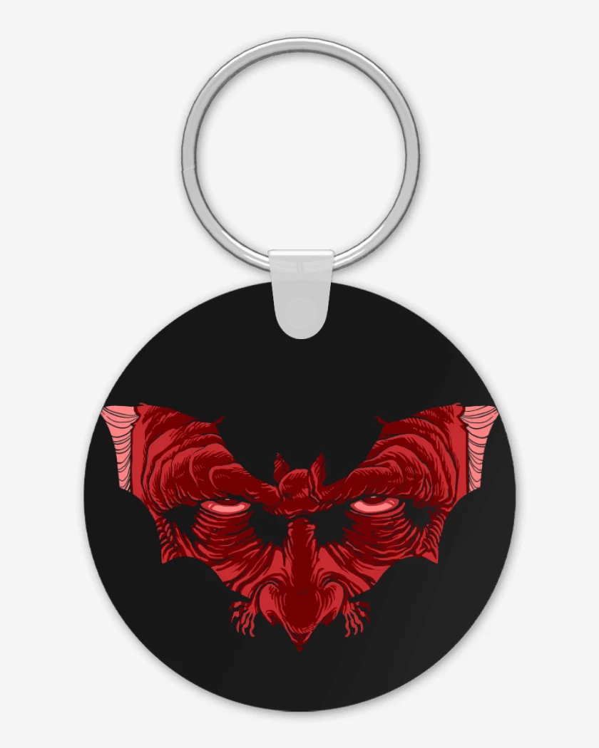 Llavero Negro de Dracula Murciélago