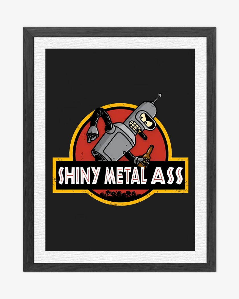 Cuadro decorativo Shiny Metal Ass