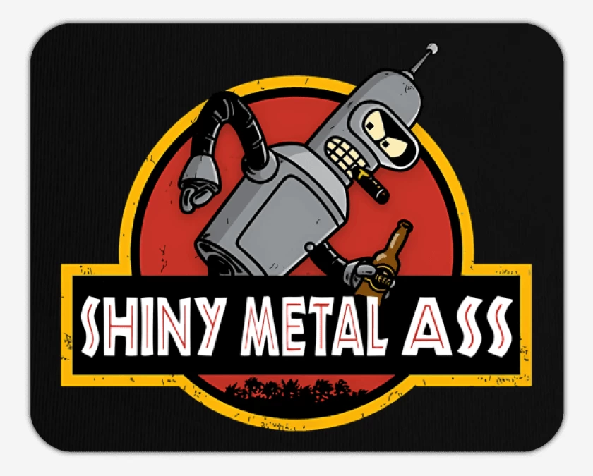 Mousepad Shiny Metal Ass