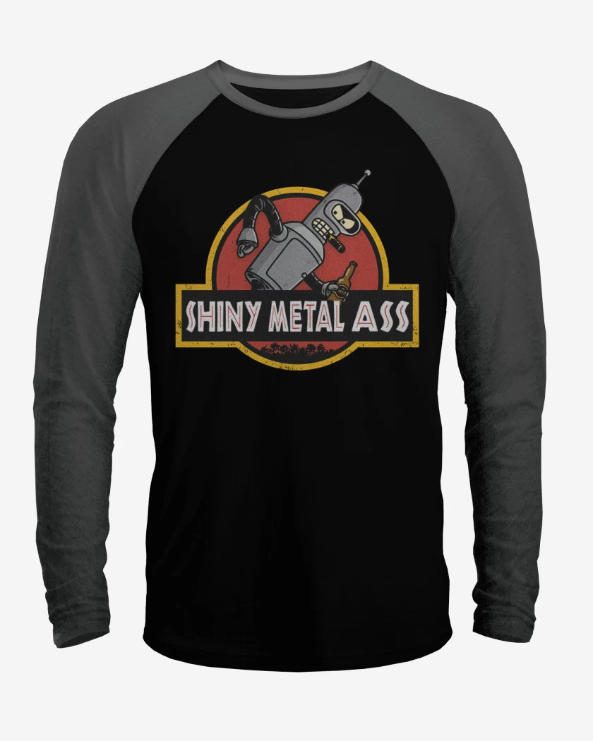 Polera Raglan Shiny Metal Ass
