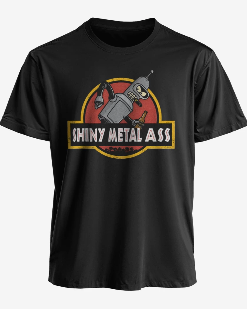 Polera premium Negro de Shiny Metal Ass