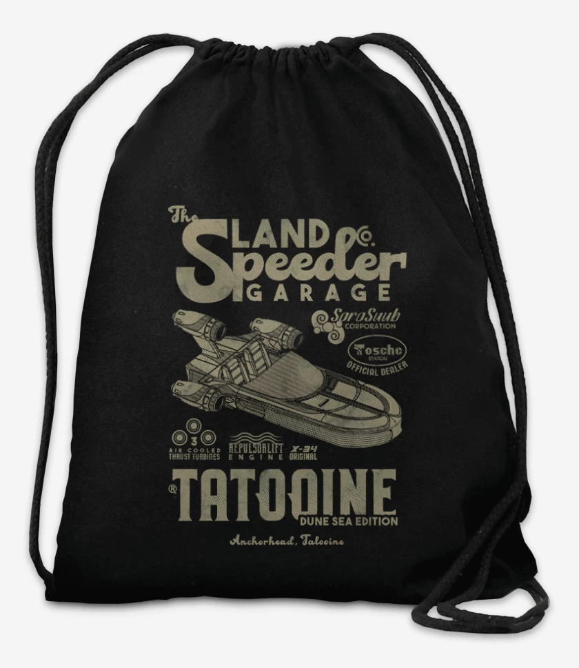 Mochila Negro de The Land Speeder Garage