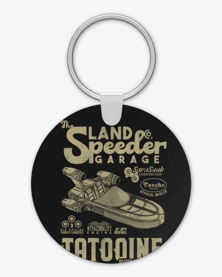 Llavero The Land Speeder Garage