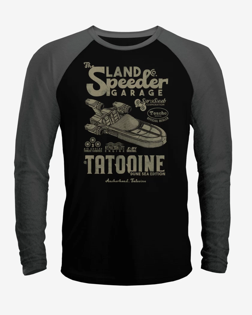 Polera Raglan The Land Speeder Garage