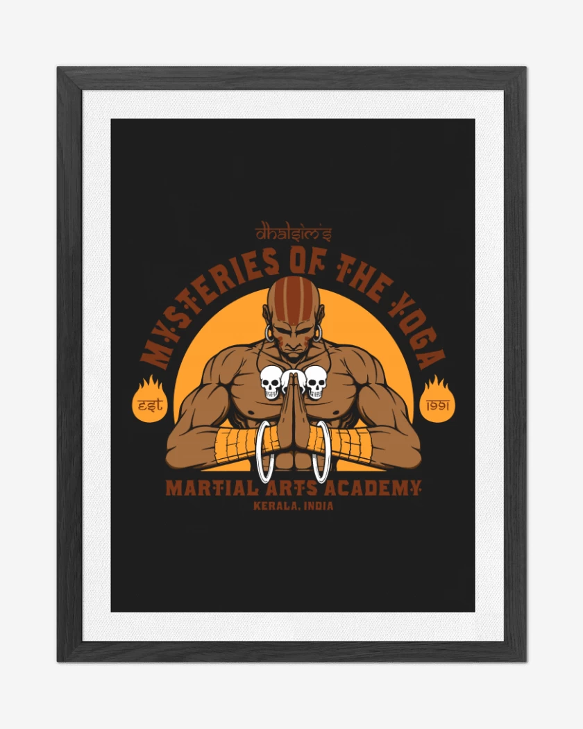 Cuadro decorativo Dhalsim gym