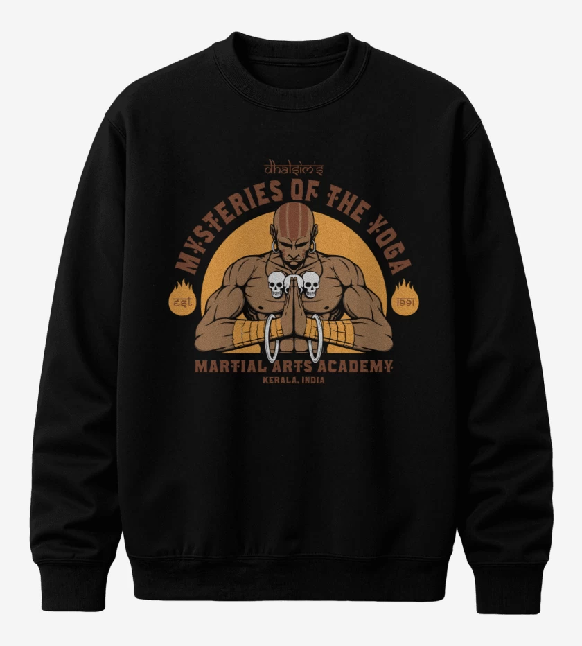 Poleron polo Dhalsim gym