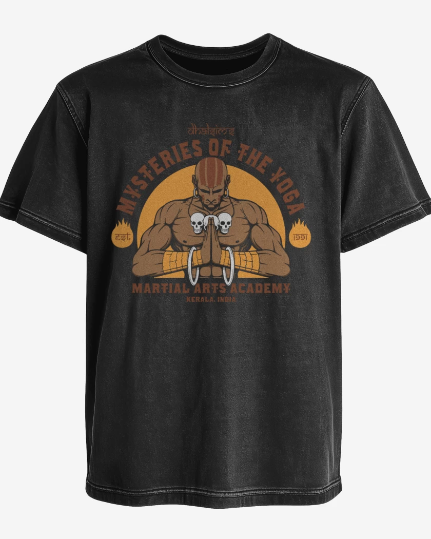 Polera desgastada Dhalsim gym