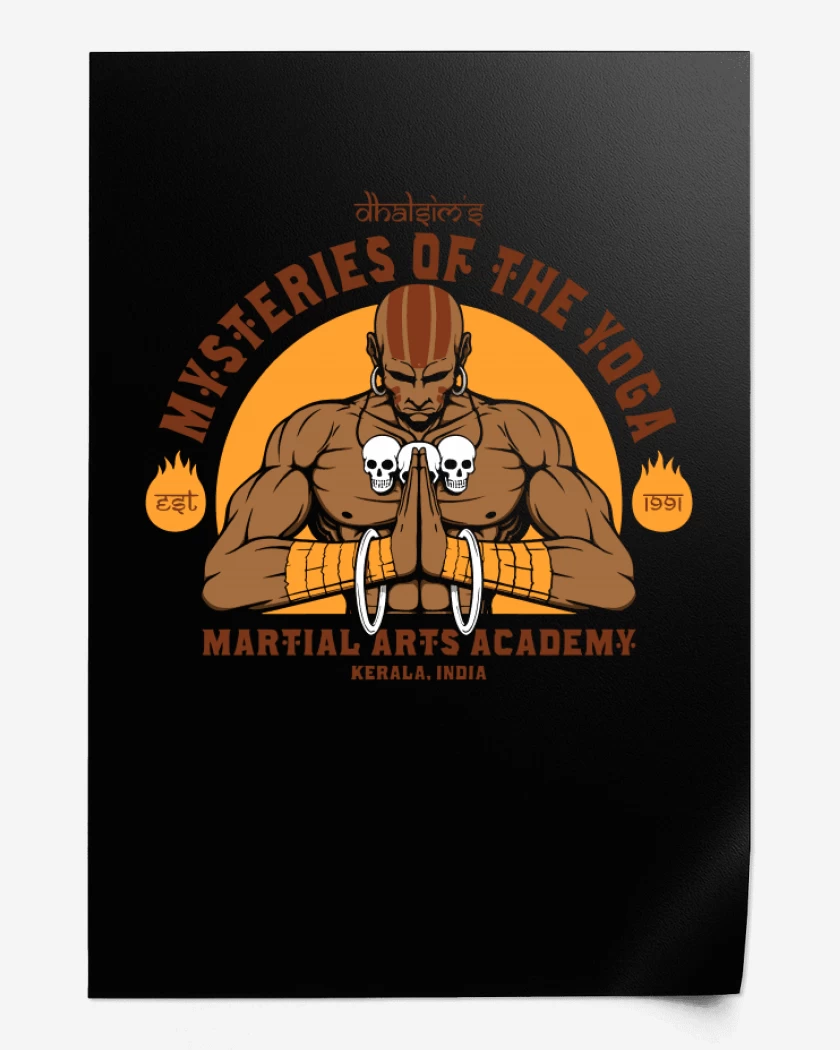 Print Dhalsim gym