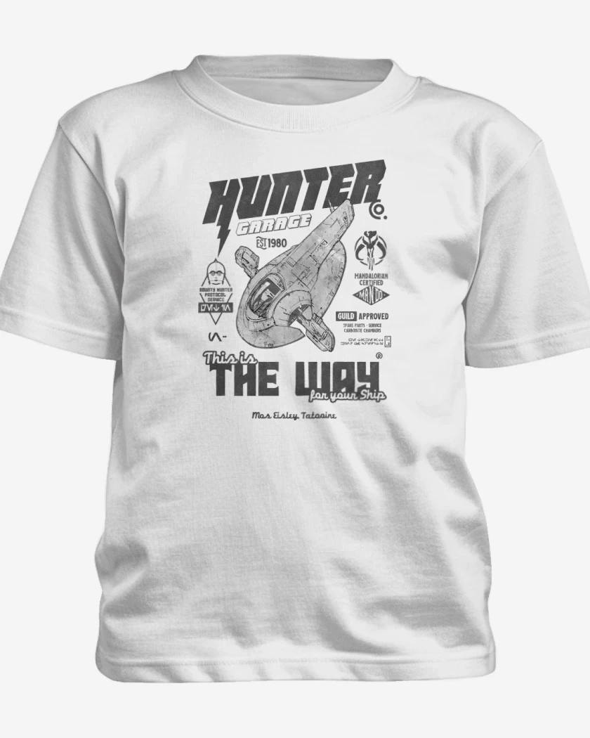 Polera de niño Blanco de Hunter Garage