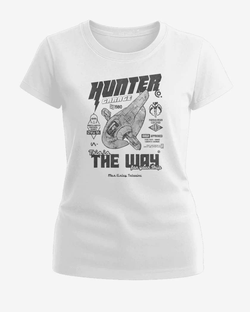 Polera de Mujer Blanco de Hunter Garage