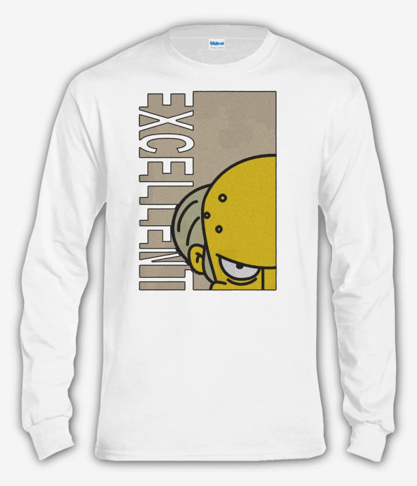 Polera manga larga Blanco de Excelente