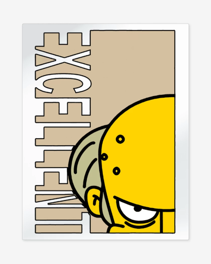 Print metalico Blanco de Excelente