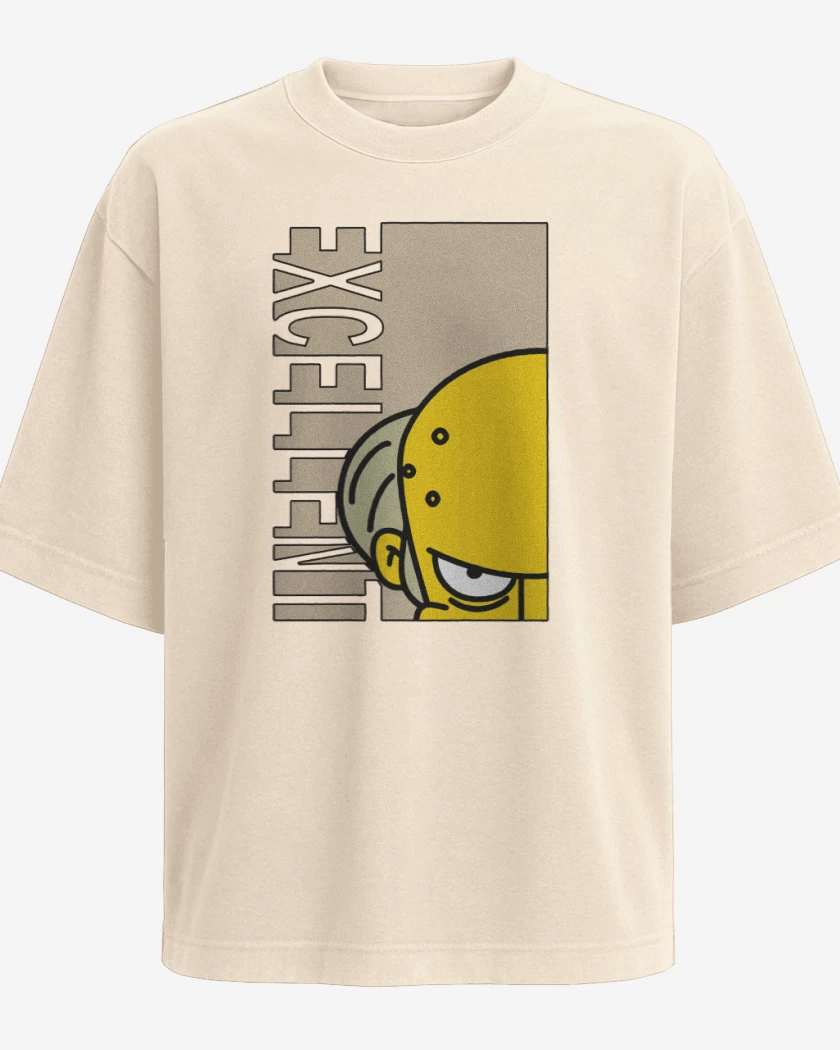 Polera Oversize Beige de Excelente