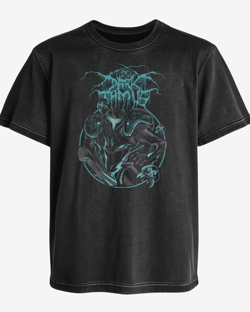 Polera desgastada Dark Samus