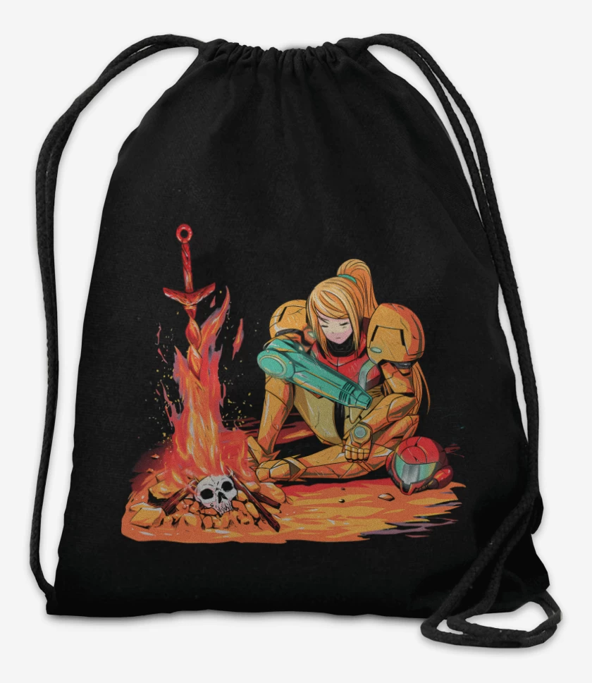 Mochila Negro de Metroidsouls