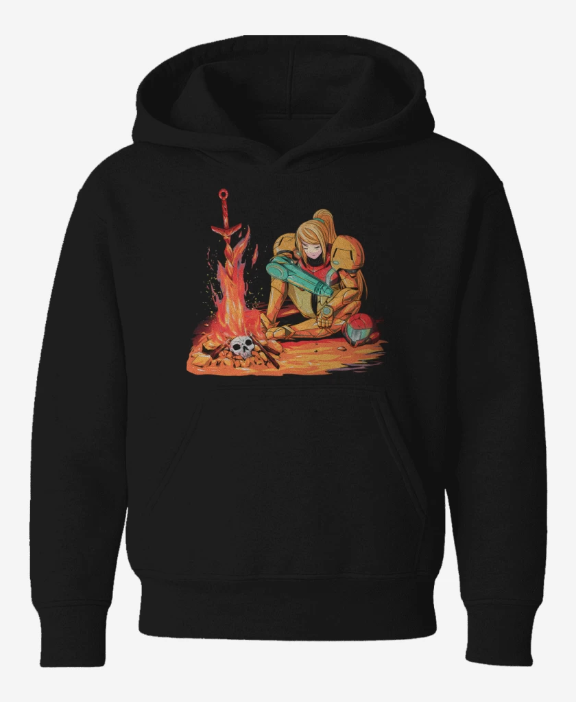 Poleron de niño Negro de Metroidsouls
