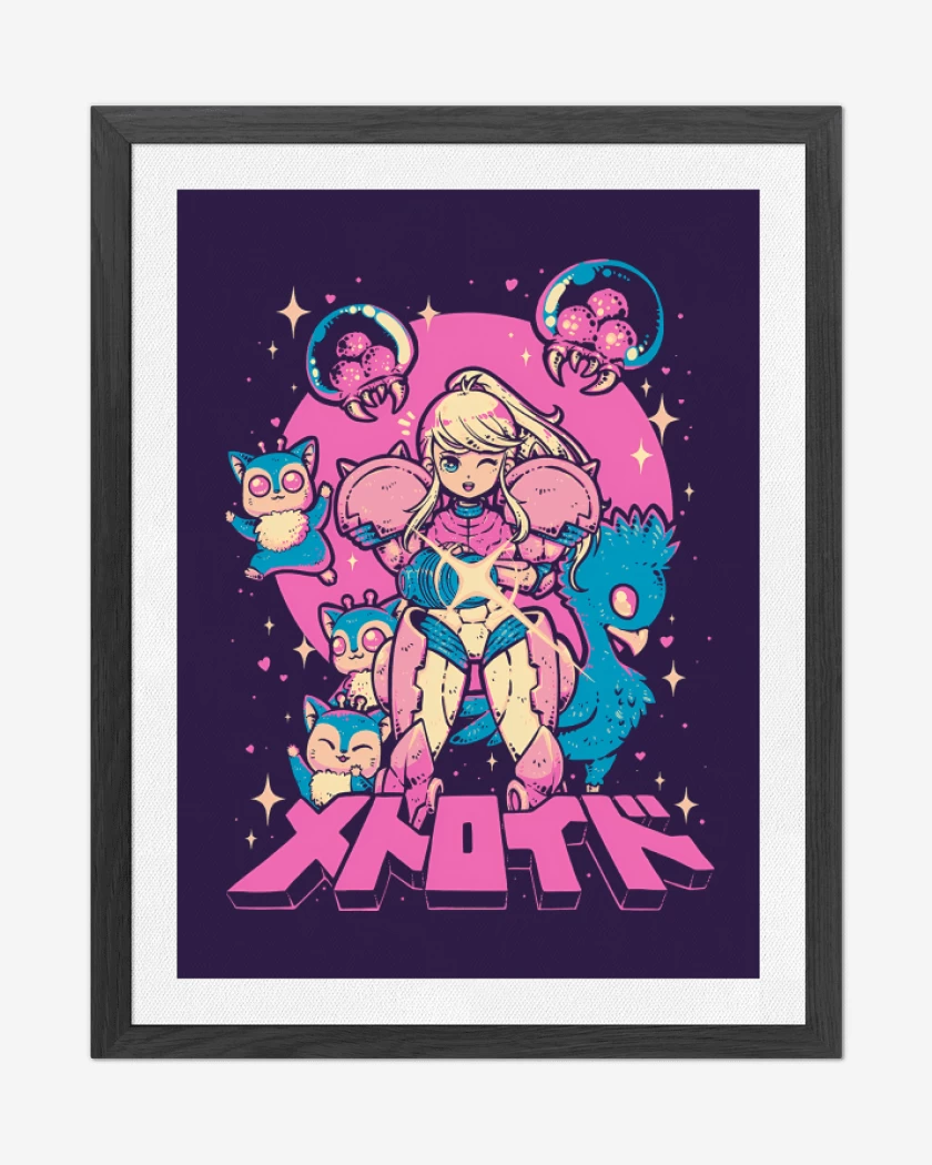 Cuadro decorativo Samus Kawaii