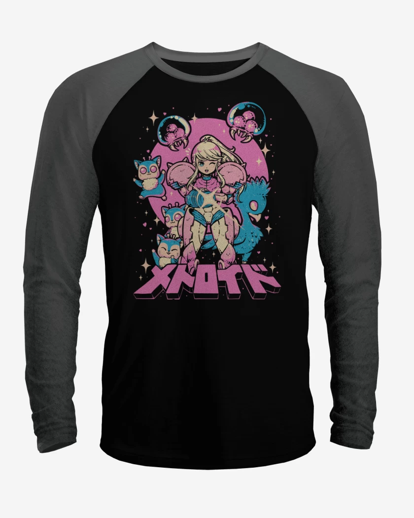 Polera Raglan Samus Kawaii