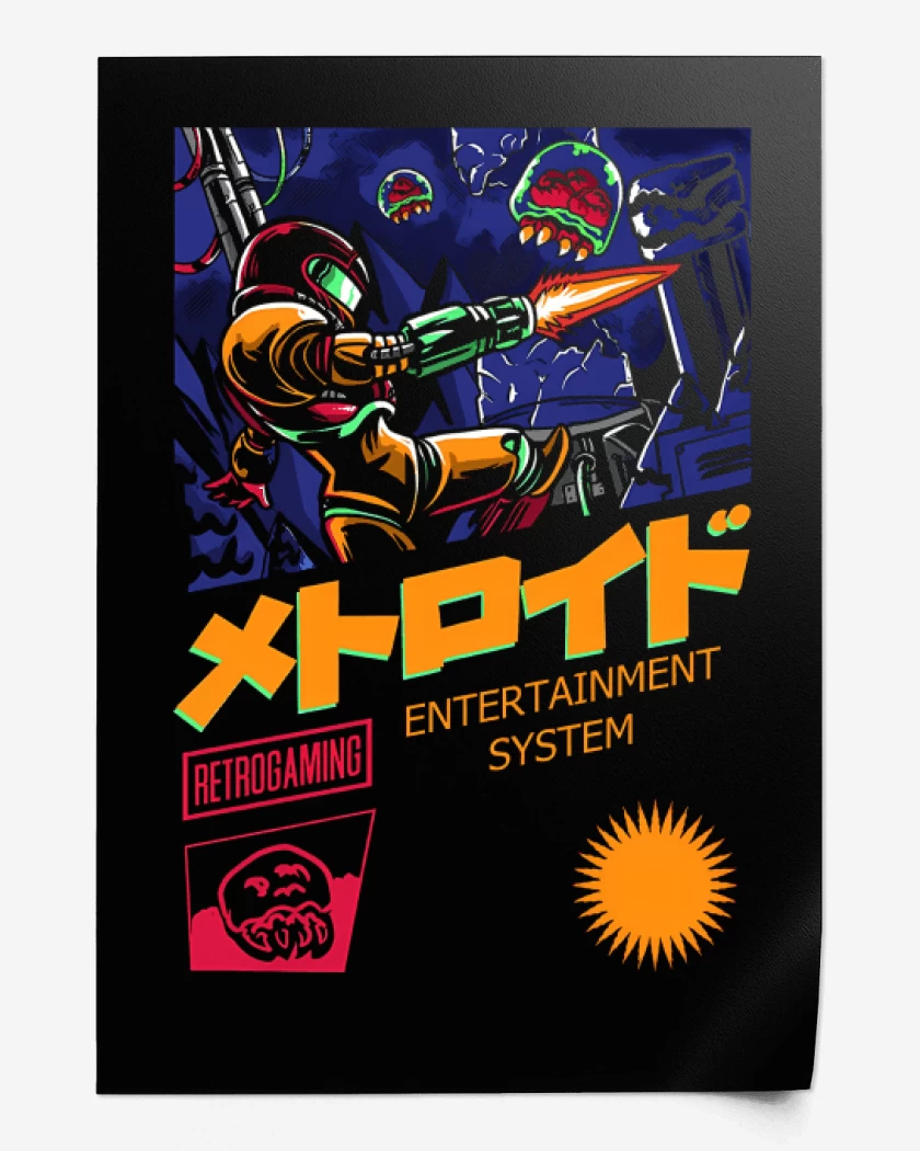 Print Negro de SNES Hunter