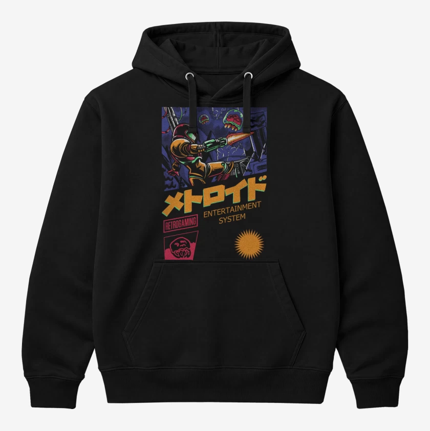 Polerón Canguro Negro de SNES Hunter