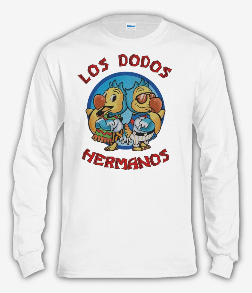 Polera manga larga Blanco de Los Dodos Hermanos