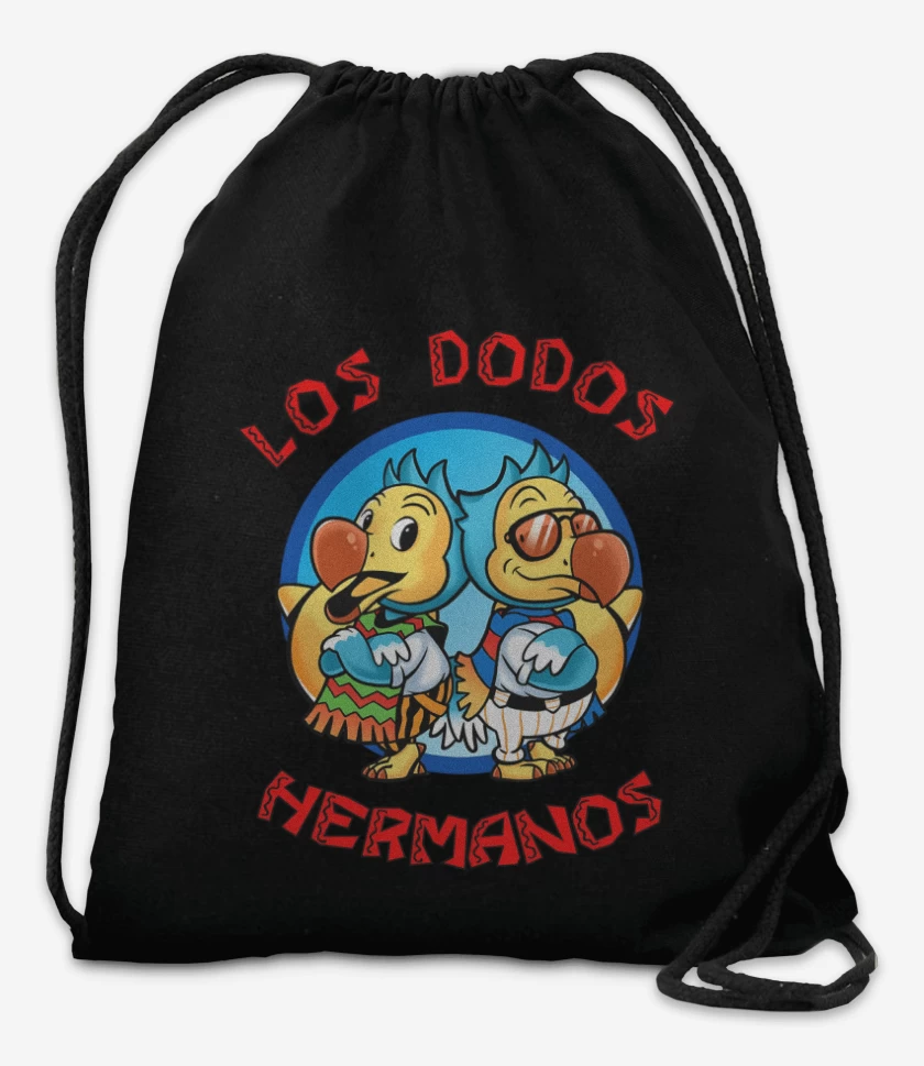 Mochila Negro de Los Dodos Hermanos