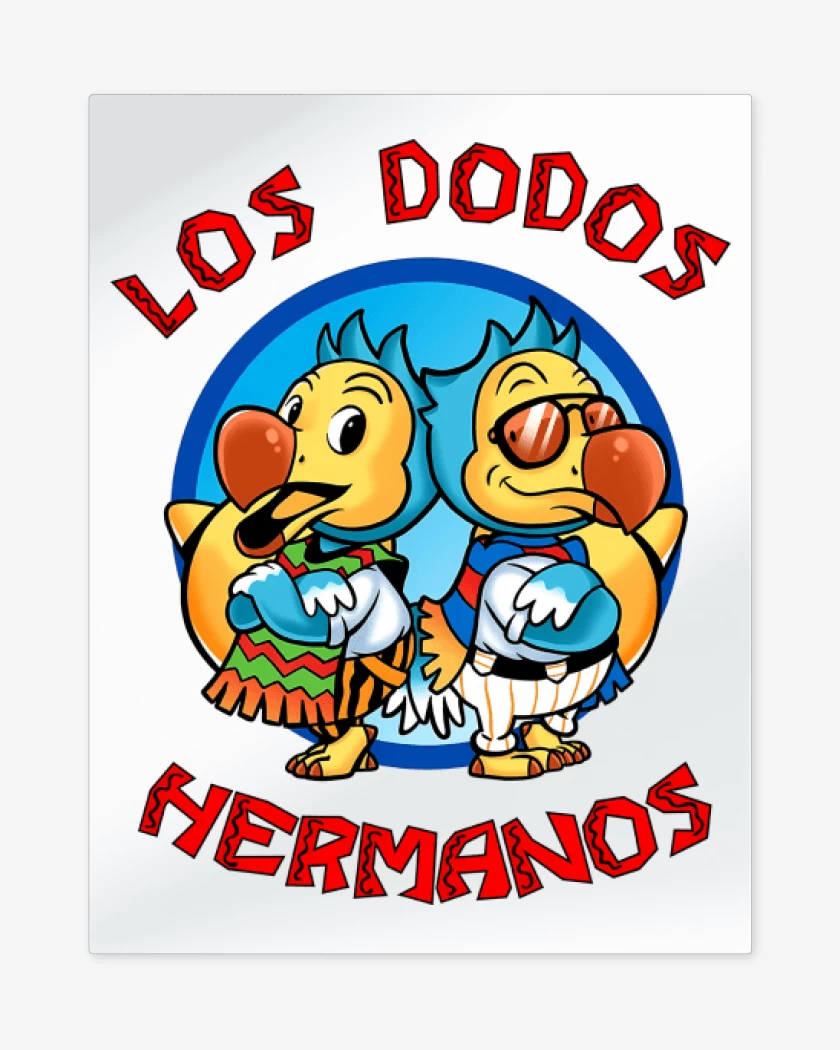 Print metalico Los Dodos Hermanos